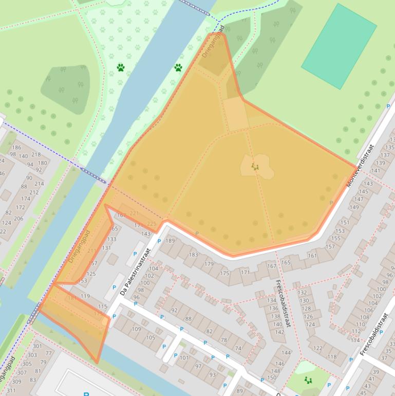 Kaart van postcodegebied 1447NV.