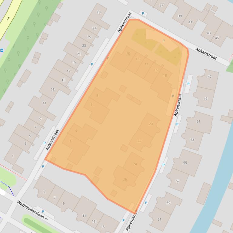 Kaart van postcodegebied 1447PP.