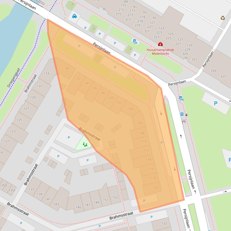 Kaart van postcodegebied 1447RD.