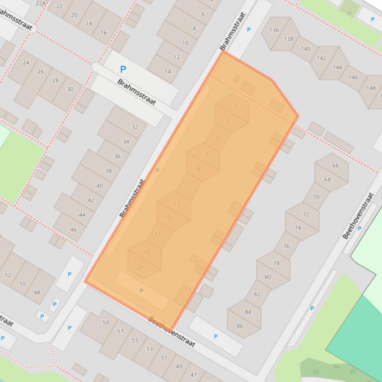 Kaart van postcodegebied 1447RH.