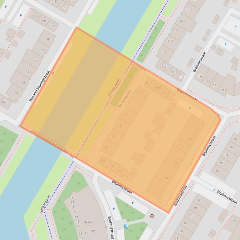 Kaart van postcodegebied 1447RJ.