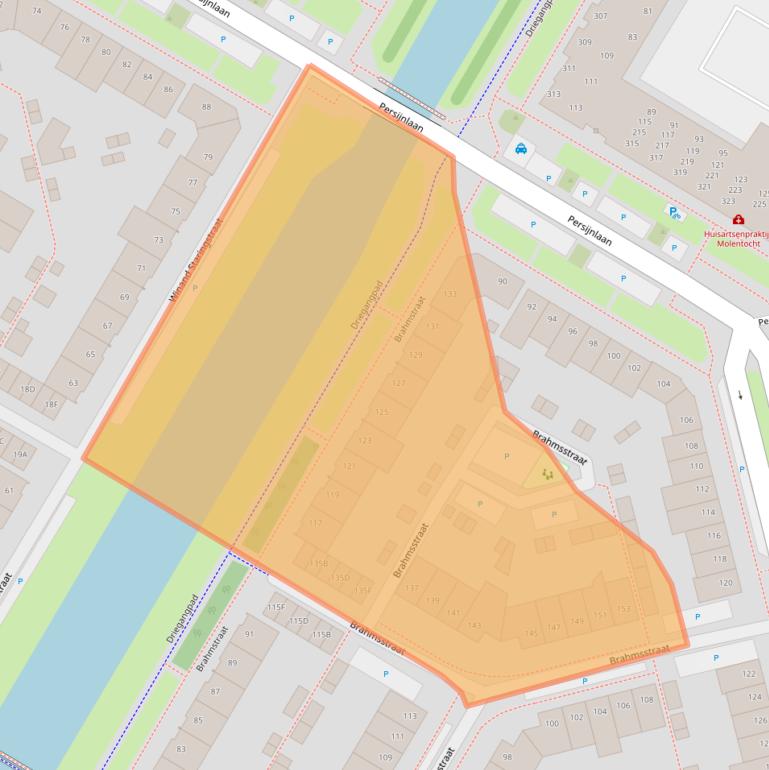 Kaart van postcodegebied 1447RK.