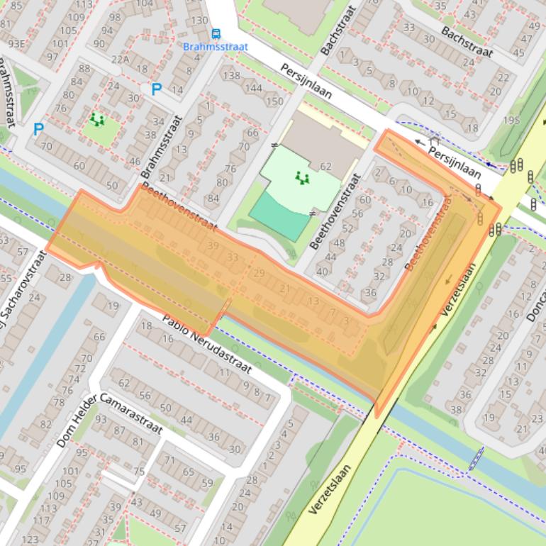 Kaart van postcodegebied 1447RP.