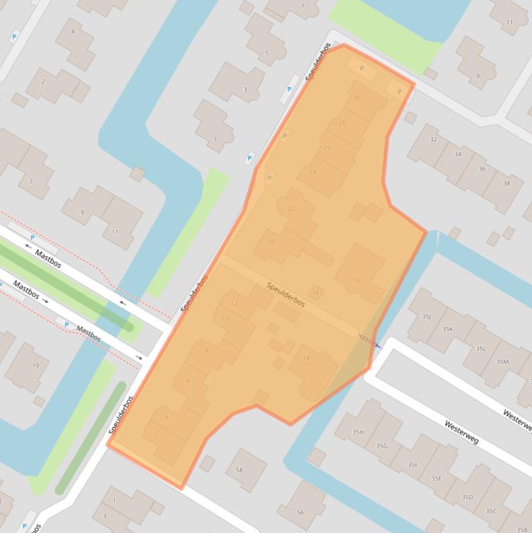 Kaart van postcodegebied 1447TJ.