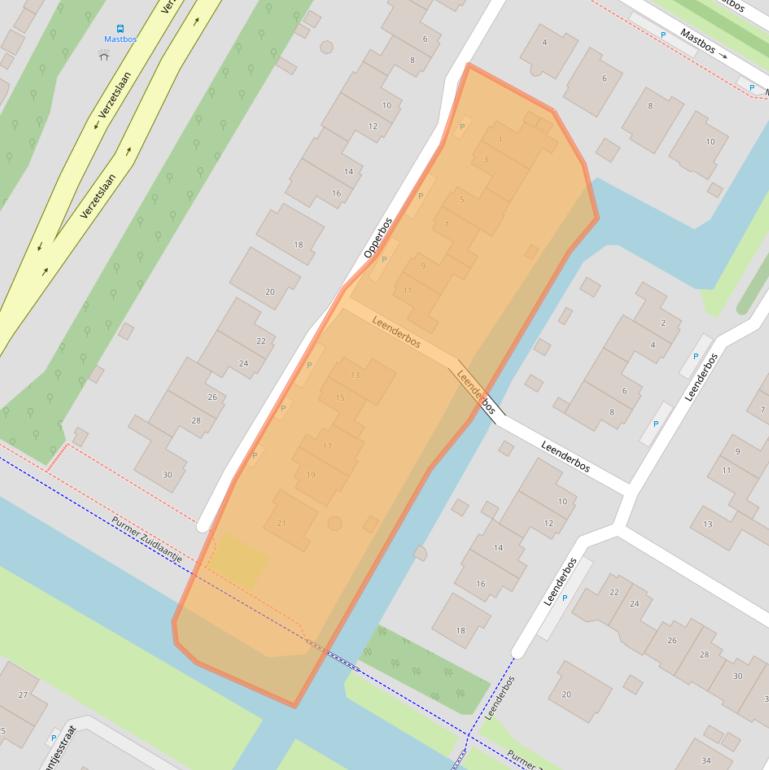 Kaart van postcodegebied 1447TN.