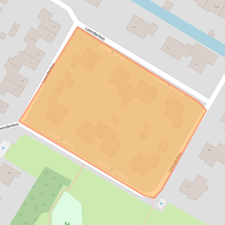 Kaart van postcodegebied 1447TS.