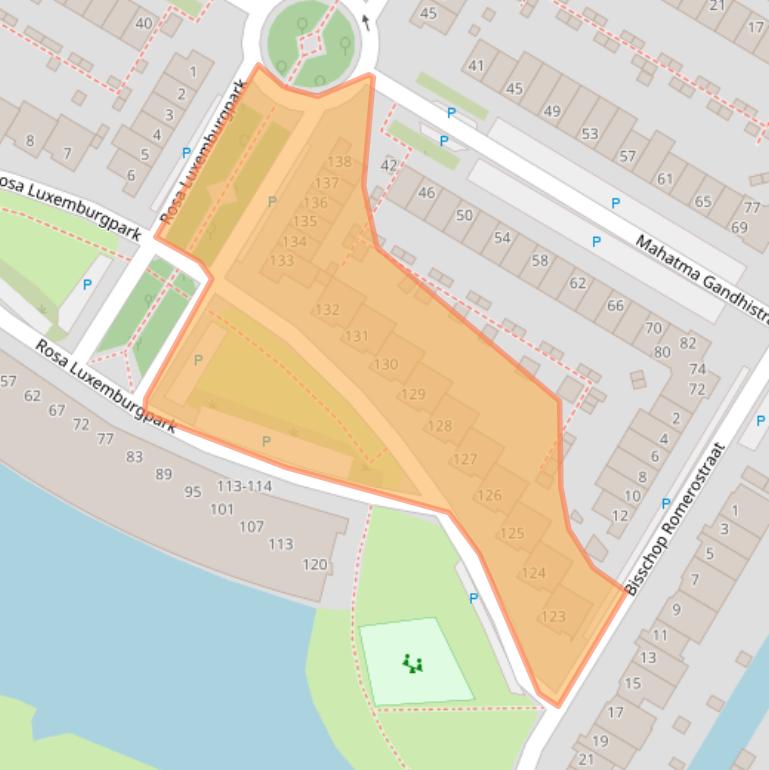 Kaart van postcodegebied 1447WD.