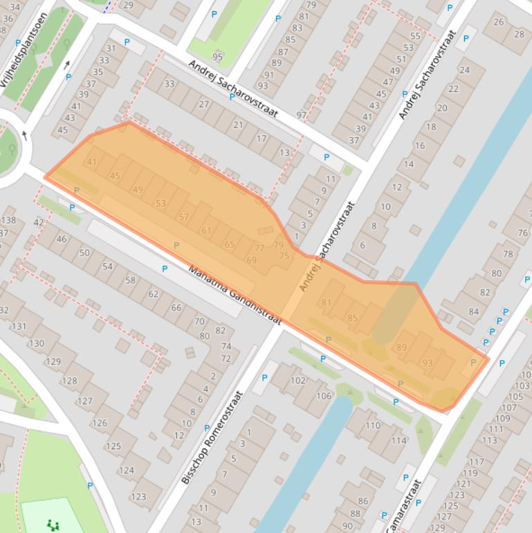 Kaart van postcodegebied 1447XP.