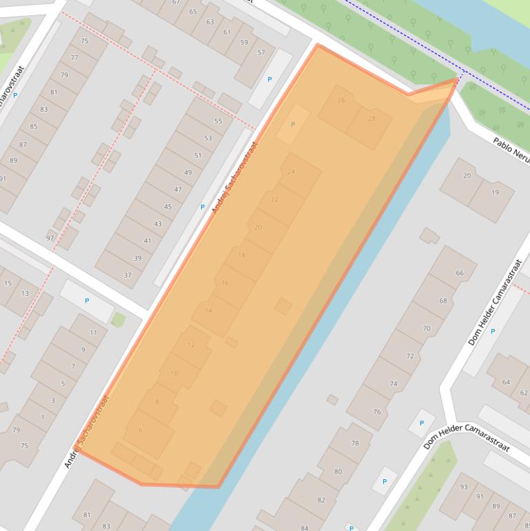 Kaart van postcodegebied 1447ZE.