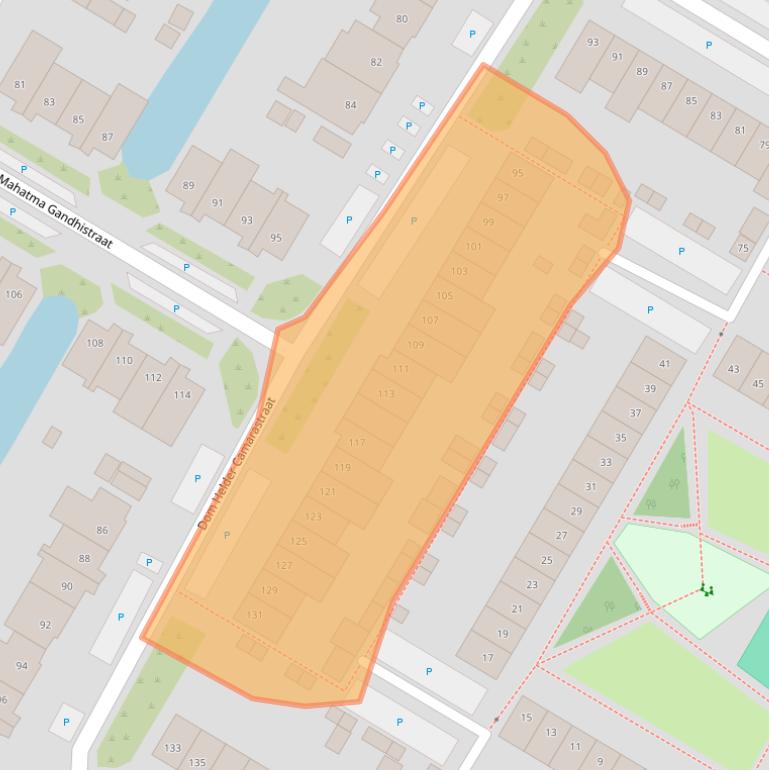 Kaart van postcodegebied 1447ZS.