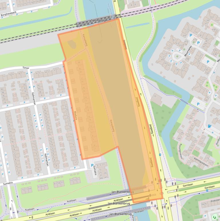 Kaart van postcodegebied 1448AB.