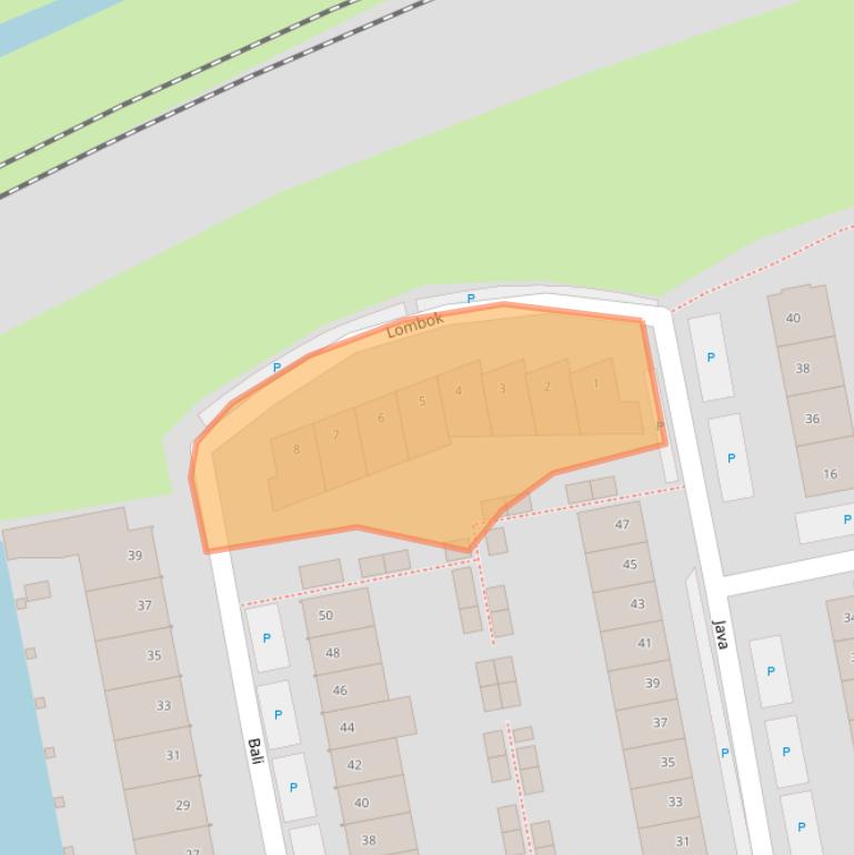 Kaart van postcodegebied 1448AP.