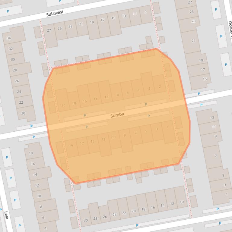 Kaart van postcodegebied 1448AT.
