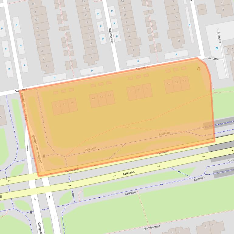 Kaart van postcodegebied 1448AW.