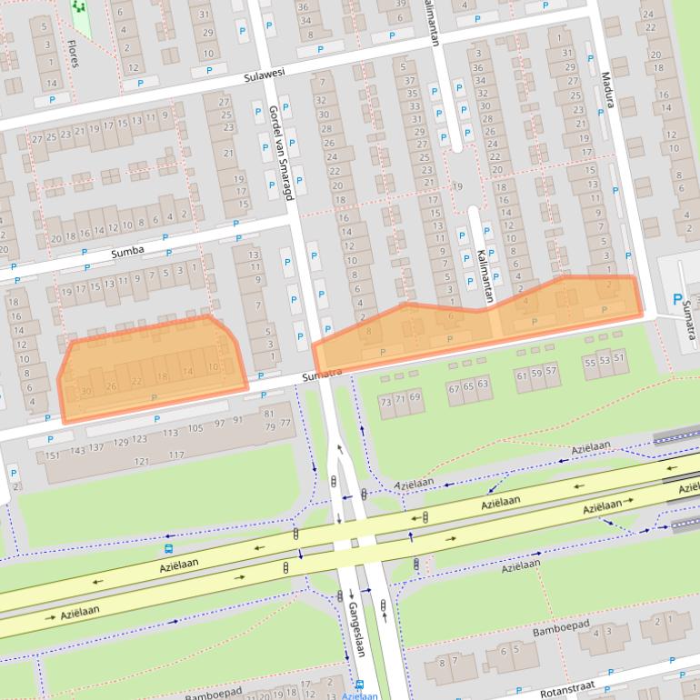 Kaart van postcodegebied 1448BA.