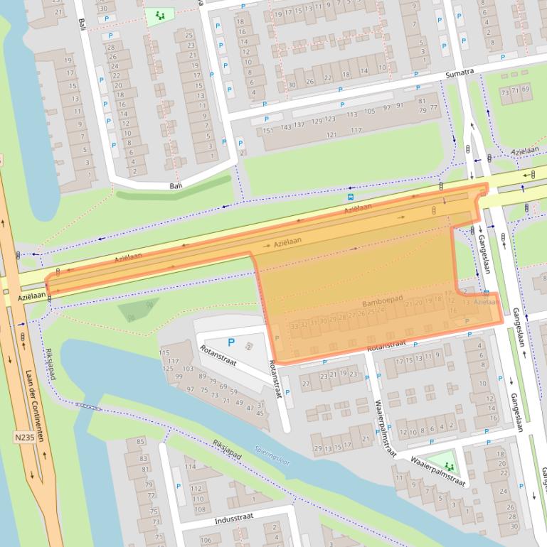 Kaart van postcodegebied 1448BL.