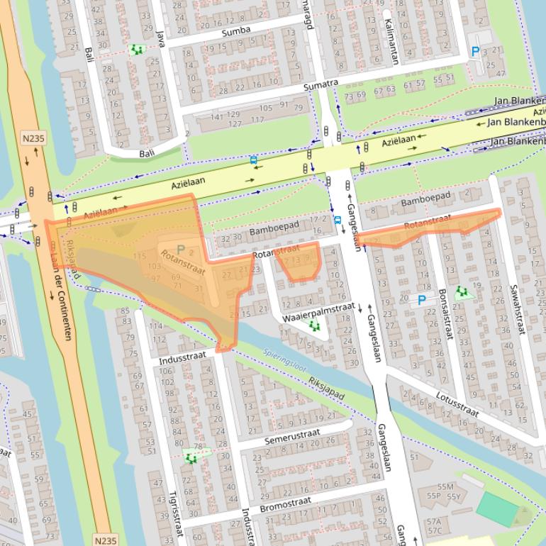 Kaart van postcodegebied 1448BM.