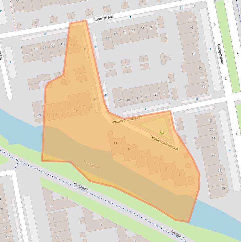 Kaart van postcodegebied 1448BN.