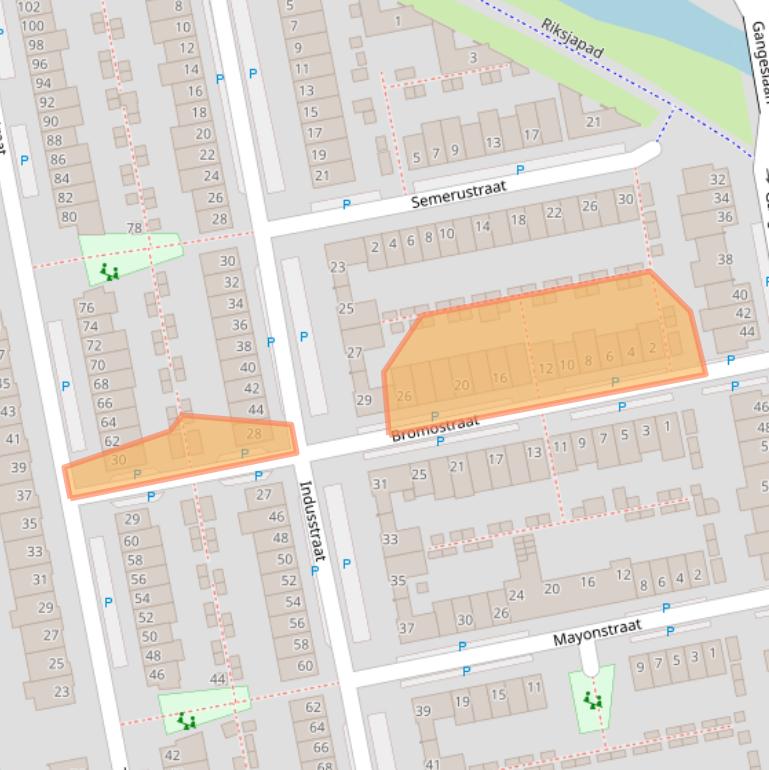 Kaart van postcodegebied 1448CC.