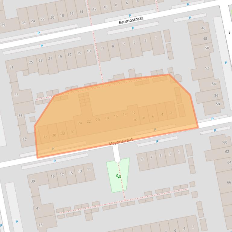 Kaart van postcodegebied 1448CE.