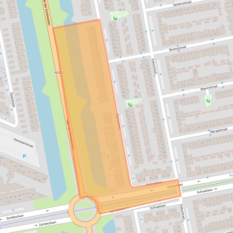 Kaart van postcodegebied 1448CP.