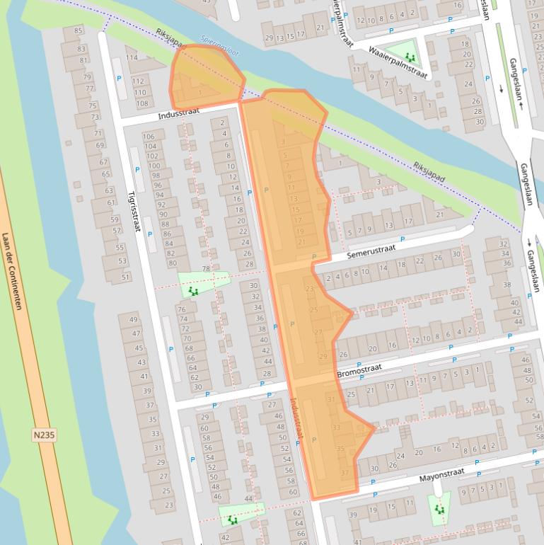 Kaart van postcodegebied 1448CW.