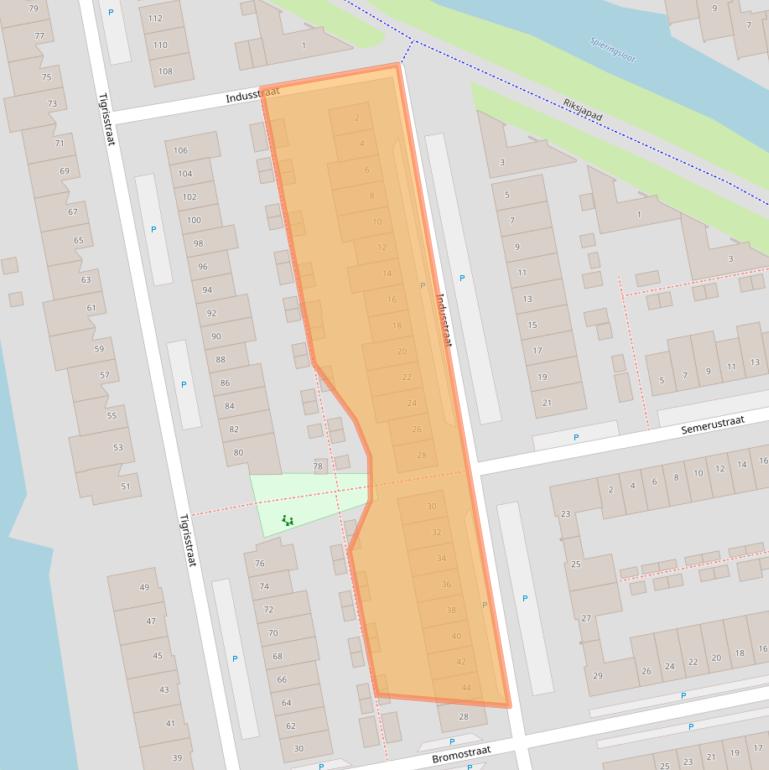 Kaart van postcodegebied 1448CZ.