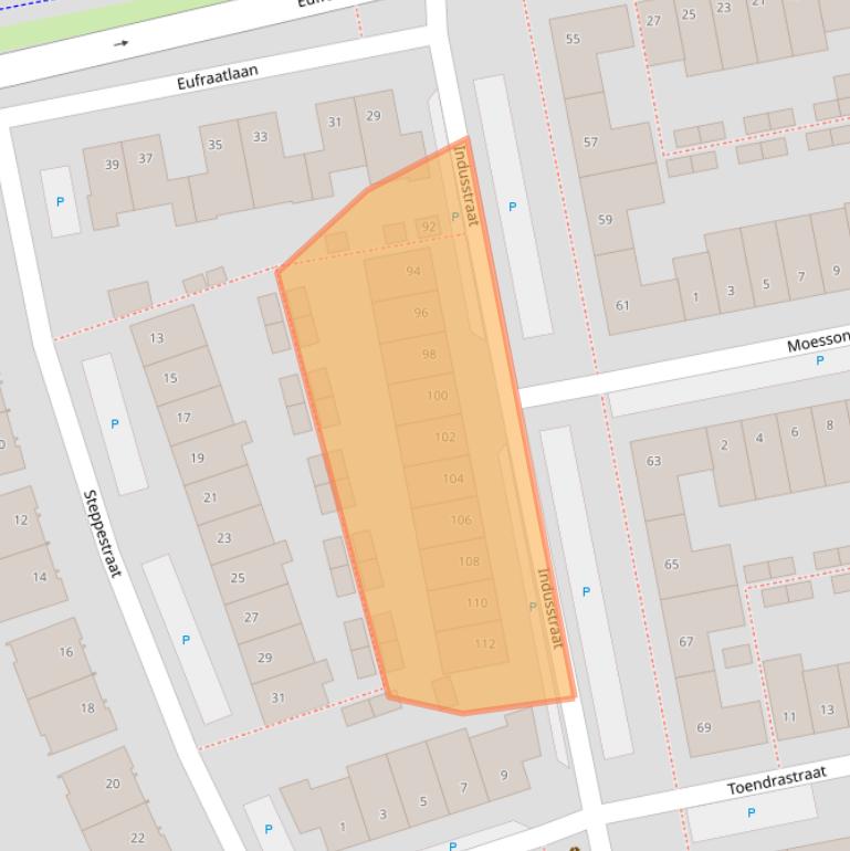 Kaart van postcodegebied 1448DB.
