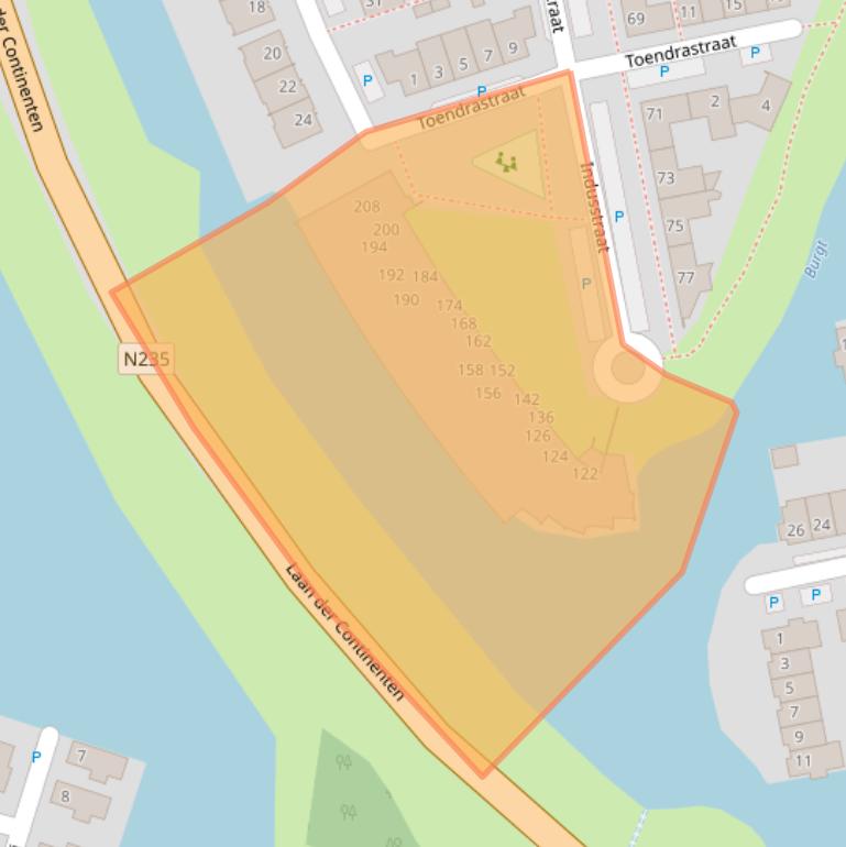 Kaart van postcodegebied 1448DC.