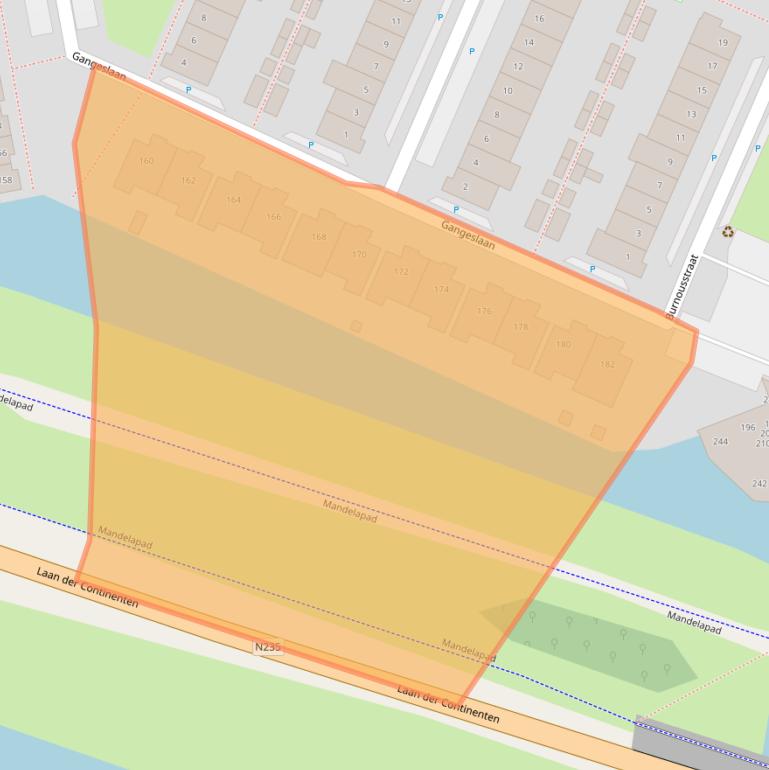 Kaart van postcodegebied 1448DJ.