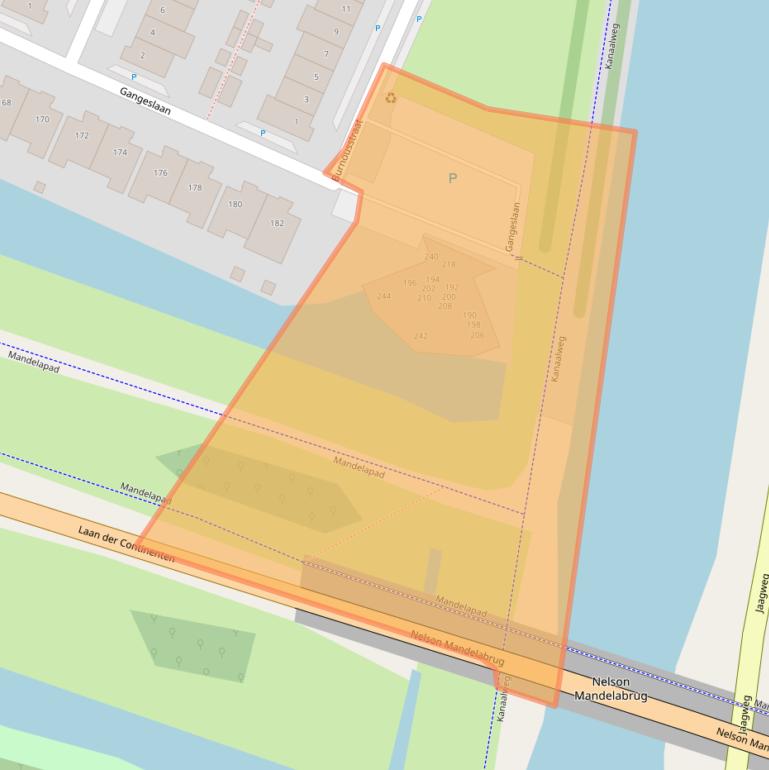 Kaart van postcodegebied 1448DK.