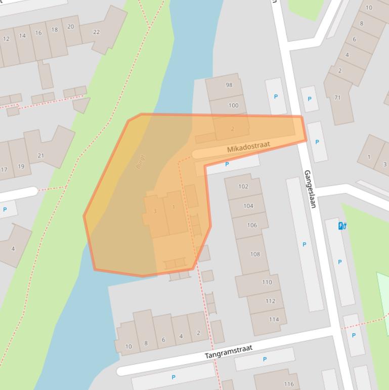 Kaart van postcodegebied 1448DL.