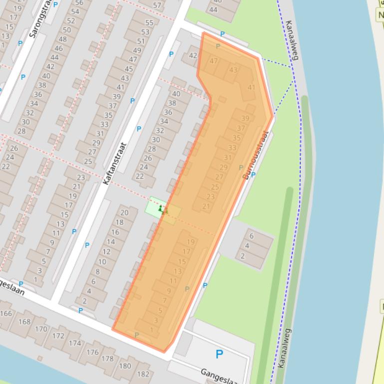 Kaart van postcodegebied 1448EB.