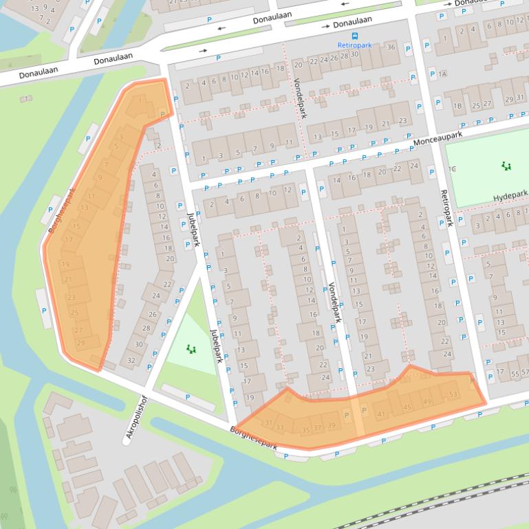 Kaart van postcodegebied 1448GB.