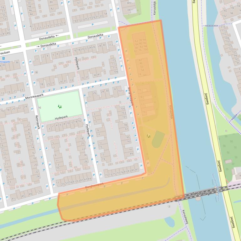 Kaart van postcodegebied 1448GM.