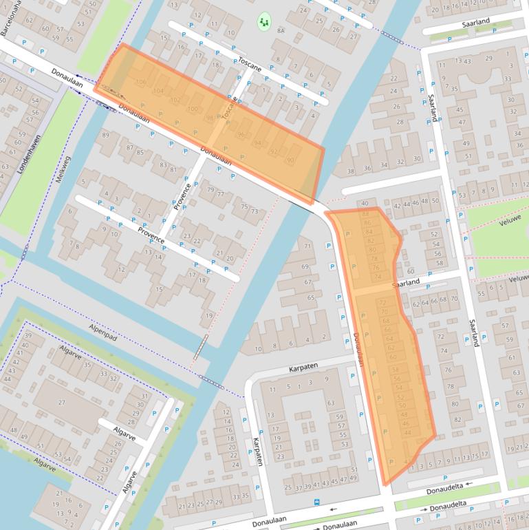 Kaart van postcodegebied 1448JC.