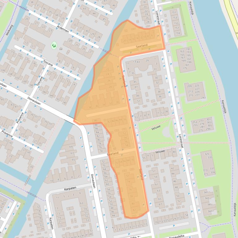 Kaart van postcodegebied 1448JP.
