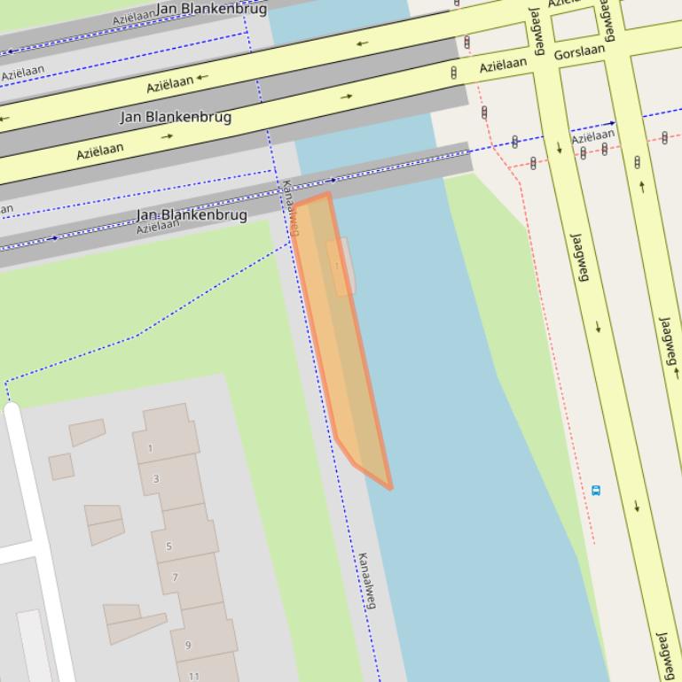 Kaart van postcodegebied 1448KA.
