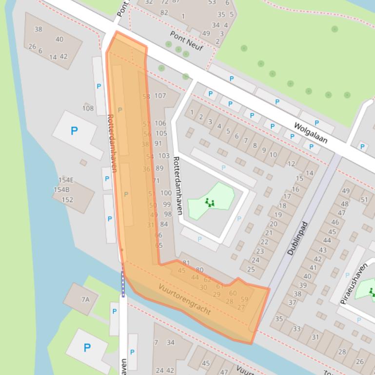 Kaart van postcodegebied 1448KC.