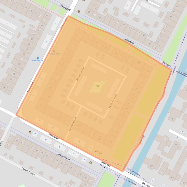 Kaart van postcodegebied 1448KR.