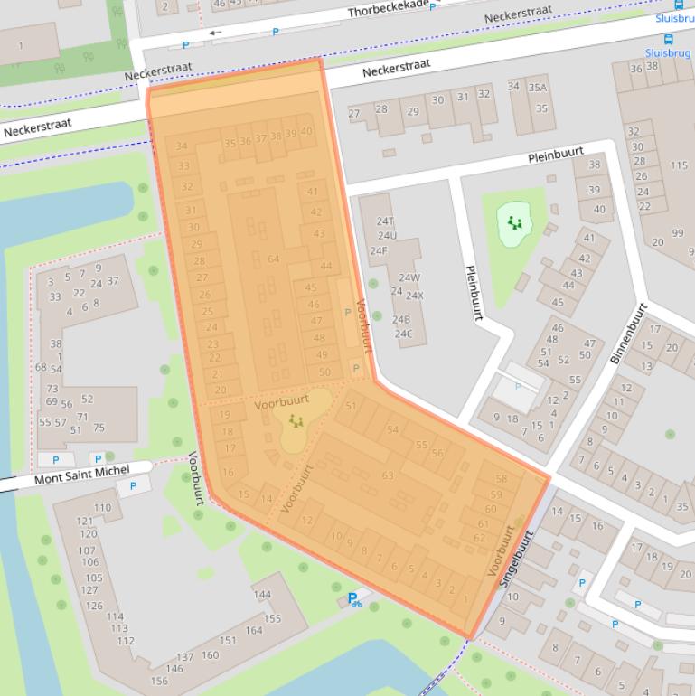 Kaart van postcodegebied 1448LB.