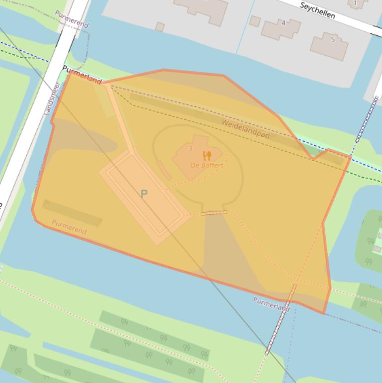 Kaart van postcodegebied 1448MB.