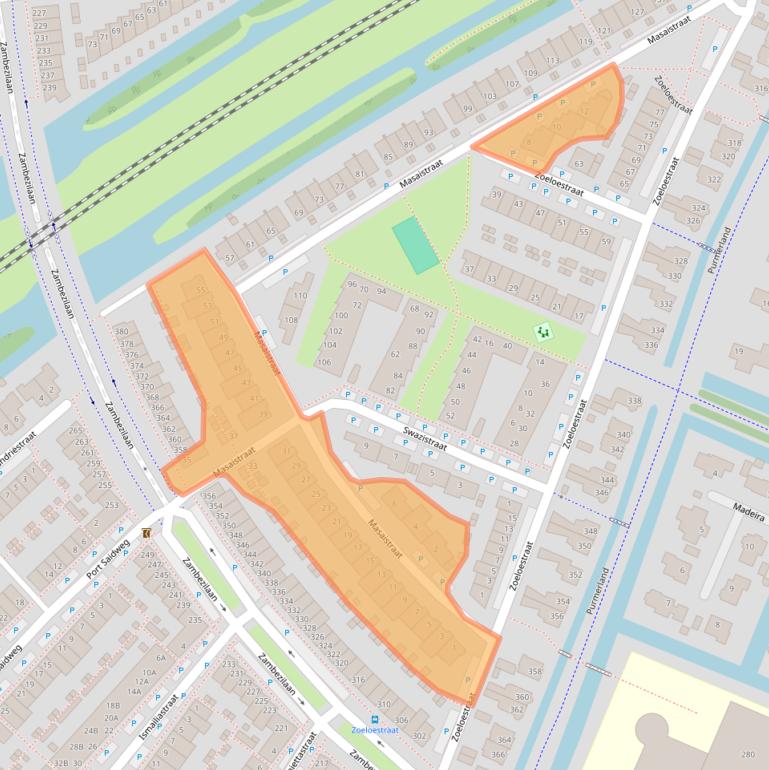 Kaart van postcodegebied 1448MG.