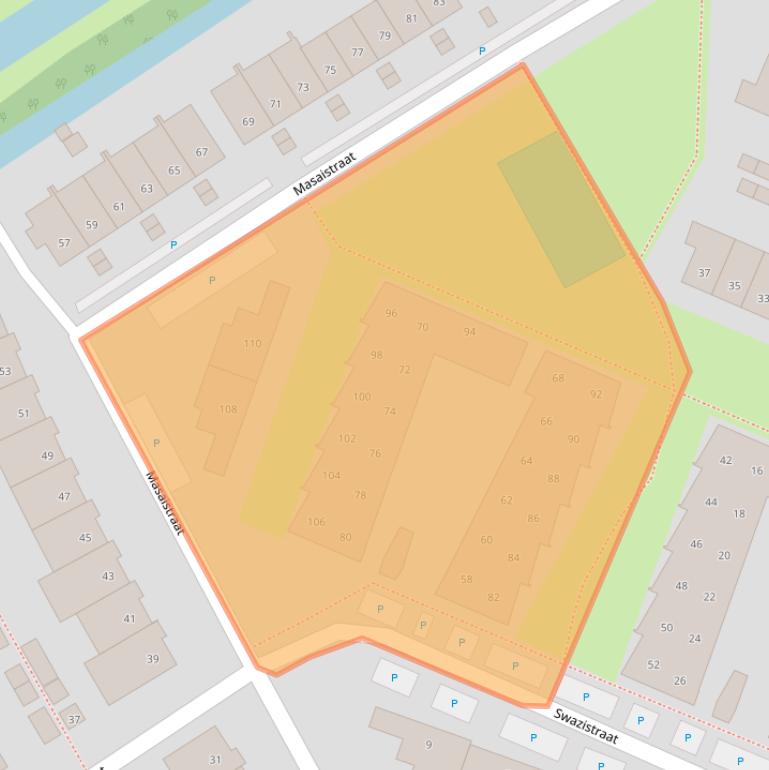 Kaart van postcodegebied 1448MK.