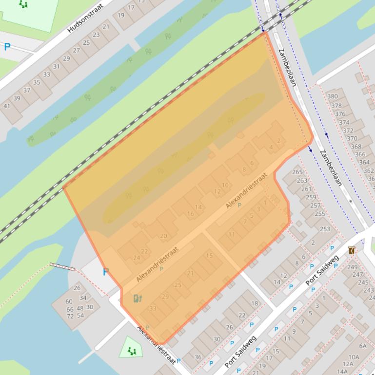 Kaart van postcodegebied 1448MV.