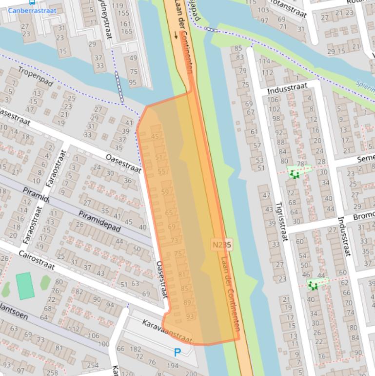 Kaart van postcodegebied 1448NR.