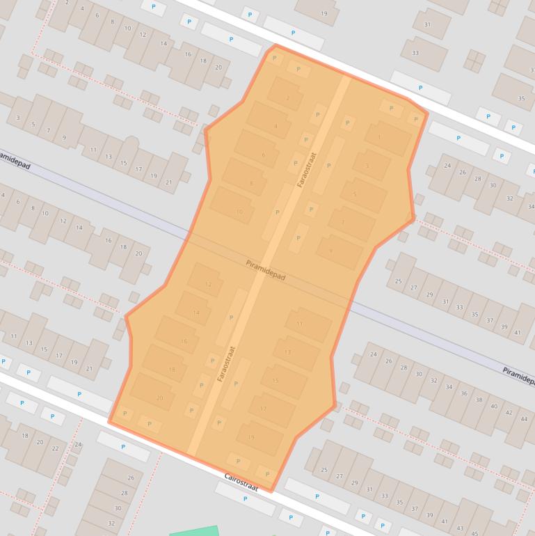 Kaart van postcodegebied 1448NV.