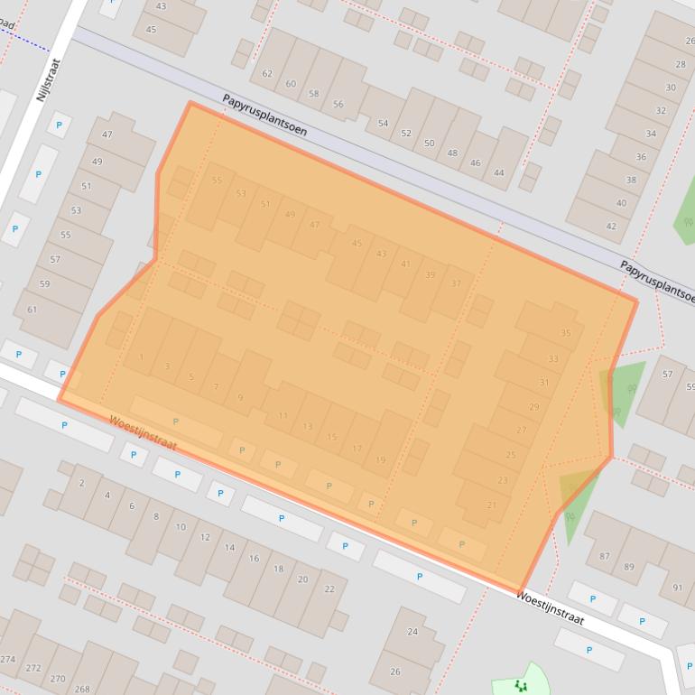 Kaart van postcodegebied 1448PD.