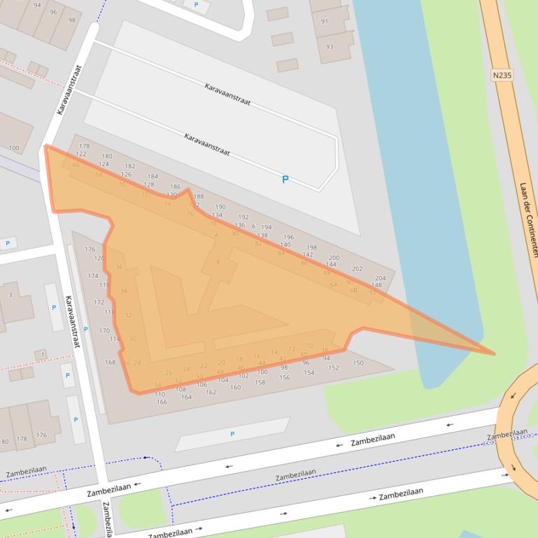 Kaart van postcodegebied 1448PJ.