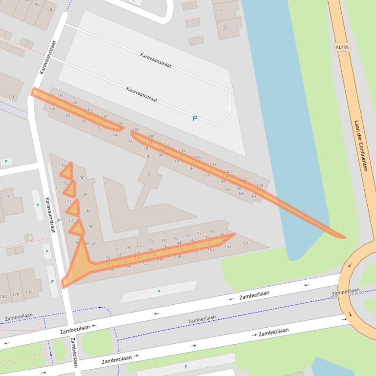 Kaart van postcodegebied 1448PK.